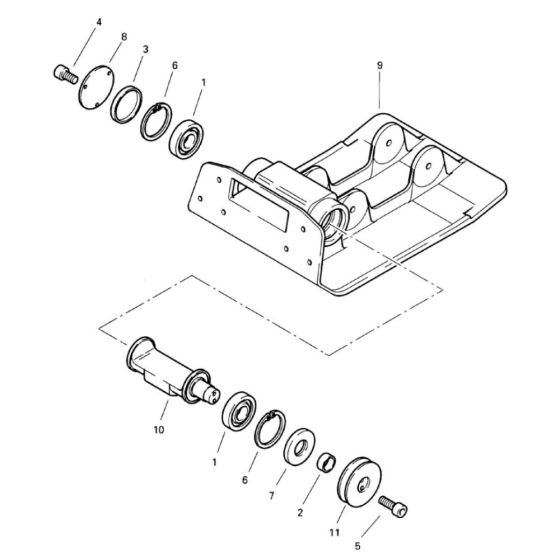 Base Plate Assembly for Bomag