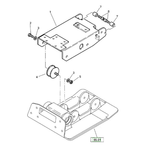 Frame Assembly for Bomag BP 15/45D