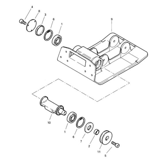 Base Plate Assembly for Bomag