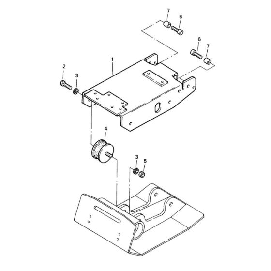 Frame Assembly for Bomag BP 15/45D