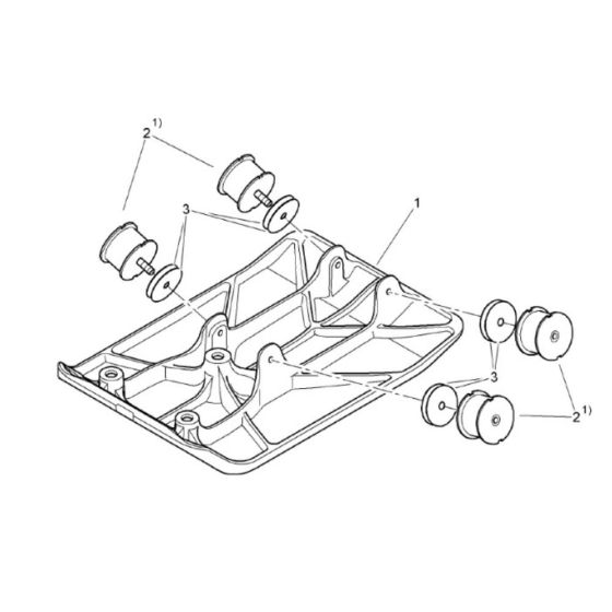 Base Plate Assembly for Bomag