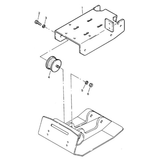 Frame Assembly for Bomag BP 10/36
