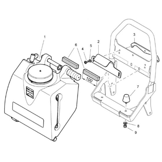 Water Sprinkler System for Bomag