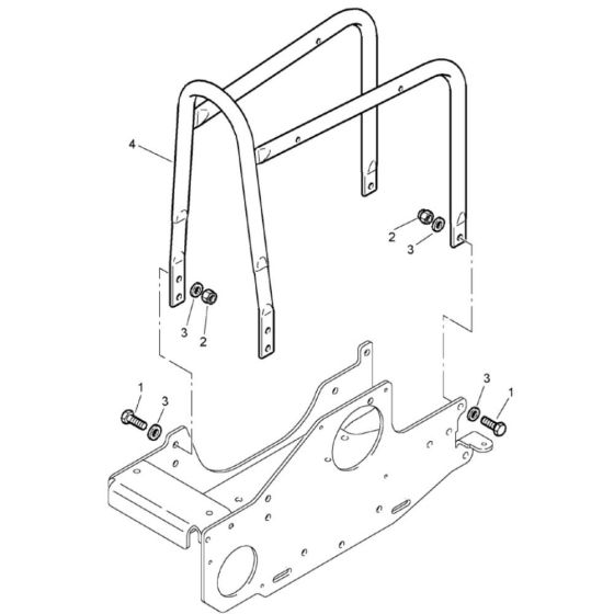 Protection Bow for Bomag BP 15/45 D-2