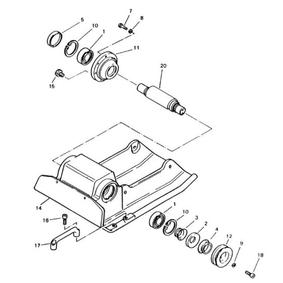 Base Plate Assembly for Bomag