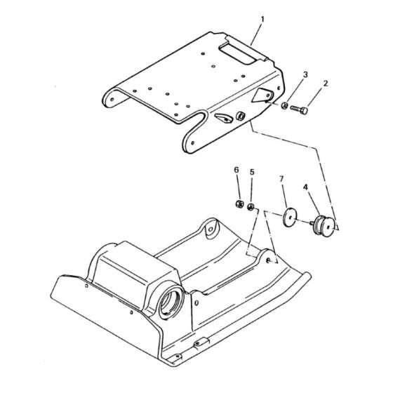 Frame Assembly for Bomag BP 18/53