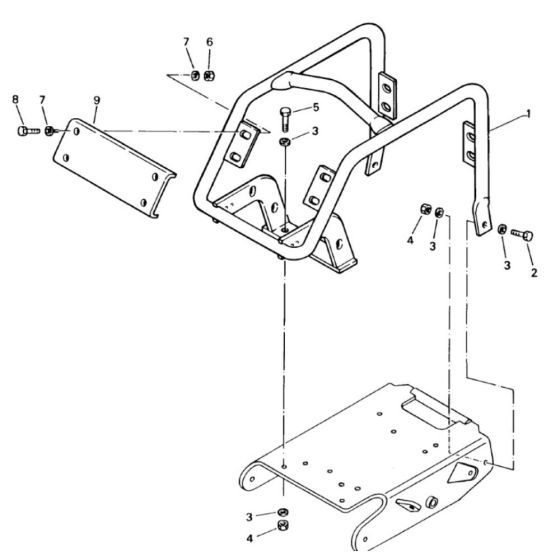 Protection Bow for Bomag BP 18/53
