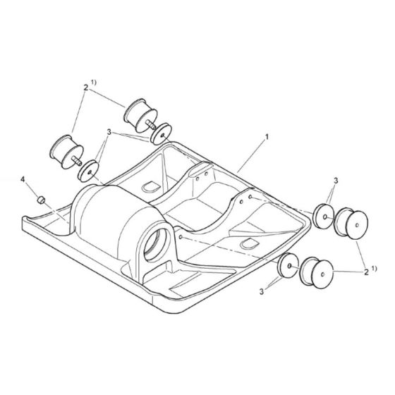 Base Plate for Bomag BP 20/50 D
