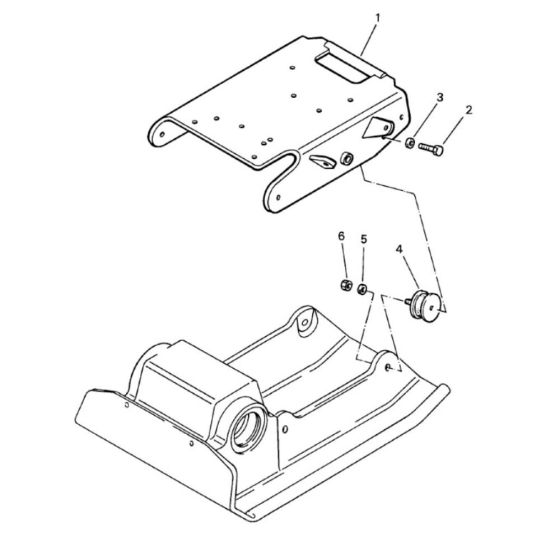 Frame Assembly for Bomag BP 23/60