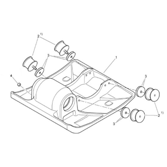 Base Plate Assembly for Bomag