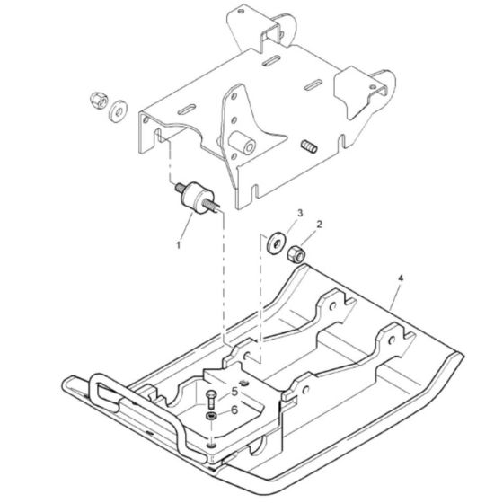 Base Plate Assembly for Bomag