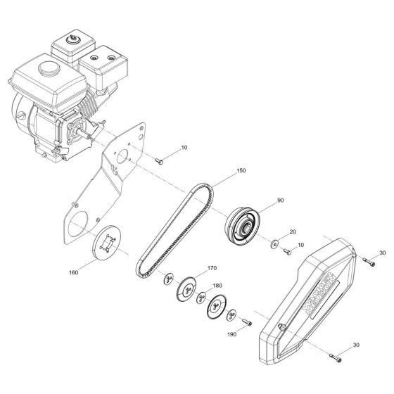 Drive System for Wacker BPS1550B