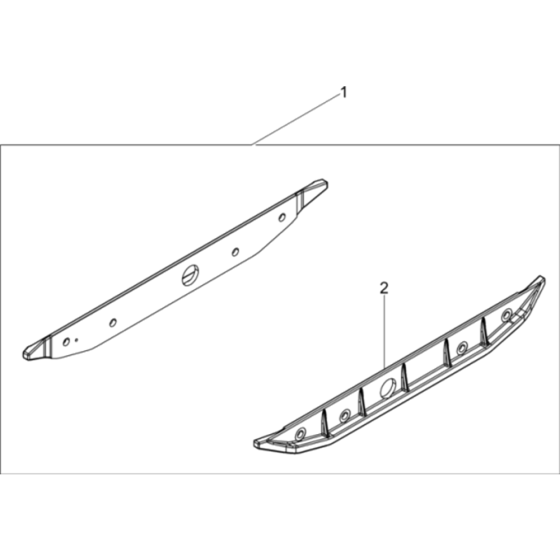 Extension Plate Kit Assembly-2 for Wacker BPU3545A 5000008783 (Petrol) Rev. 109 Reversible Plate Compactors