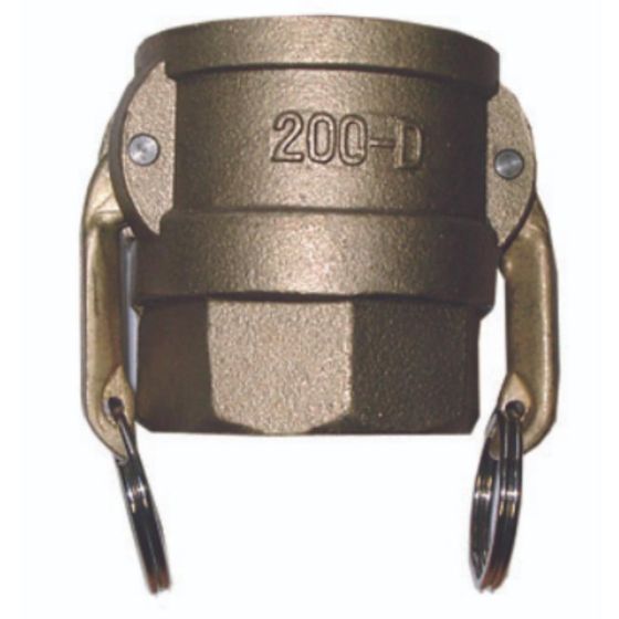 3" Type D Camlock X BSPP Female Brass