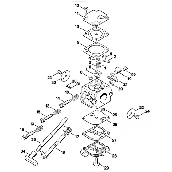 Carburetor C1Q-SK6 Assembly