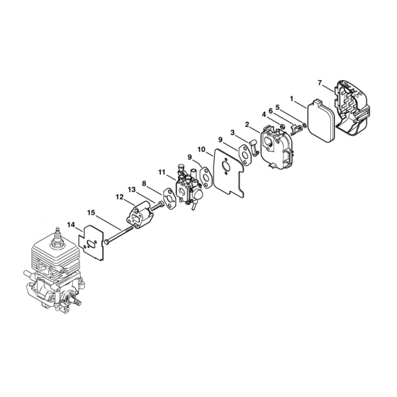 Air Filter Carburetor for Stihl BR45C