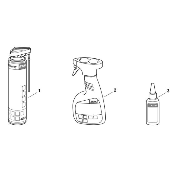 Stihl BR 550 Cleaning Products