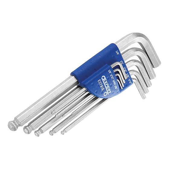 Hex Key Set 9 Piece Long Arm Ball End