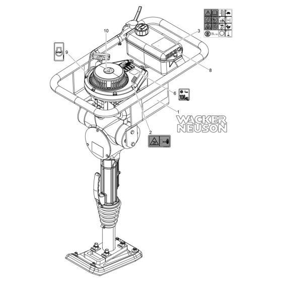 Decals for Wacker BS30