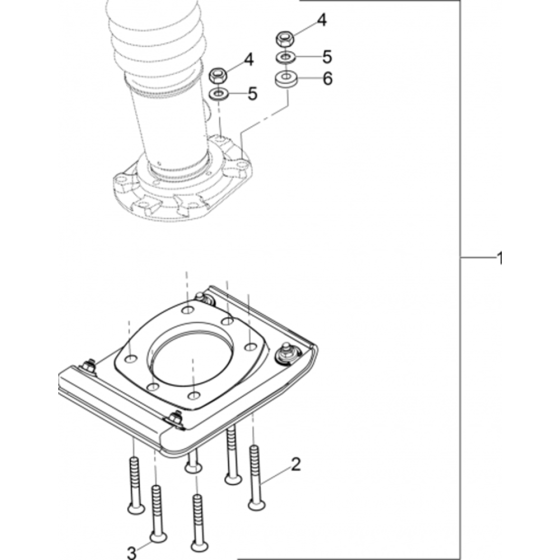 Ramming Shoe Kit-4 Assembly for Wacker Neuson BS50-2i Trench Rammer