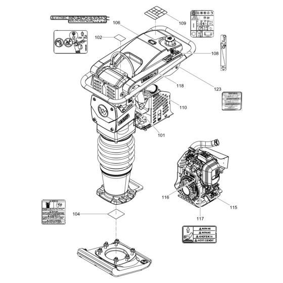 Decals for Wacker BS50-4As