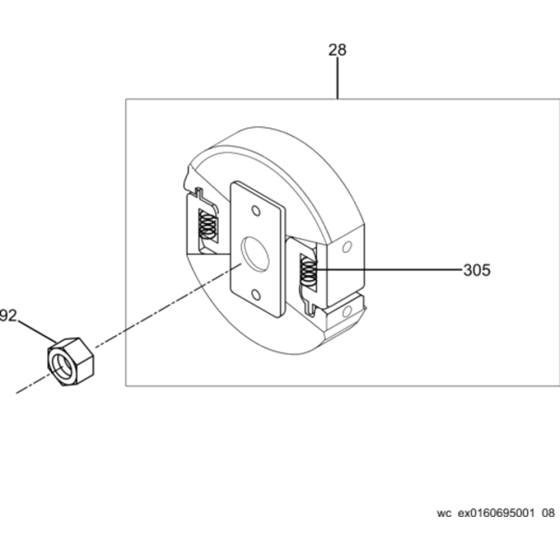 Clutch Assembly for Wacker Neuson BS60-4 Trench Rammer