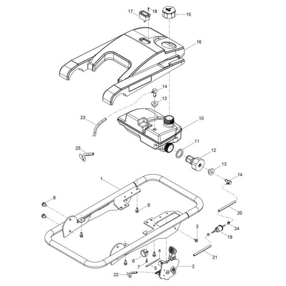 Guide Handle for Wacker BS60-4As