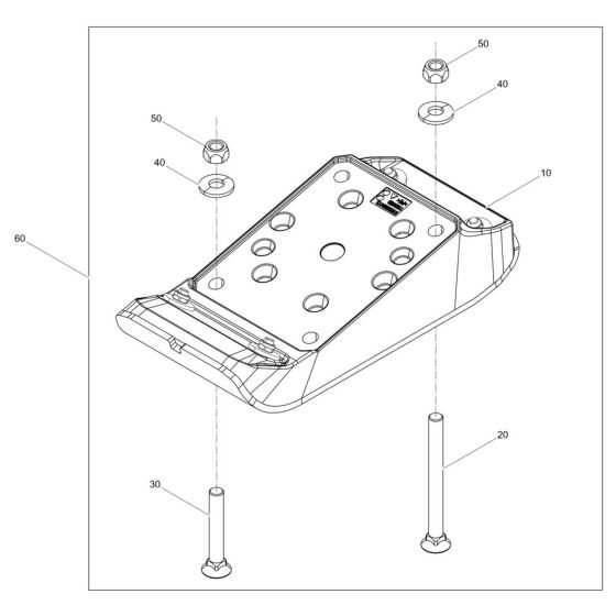 Ramming Shoe for Wacker BS62-4
