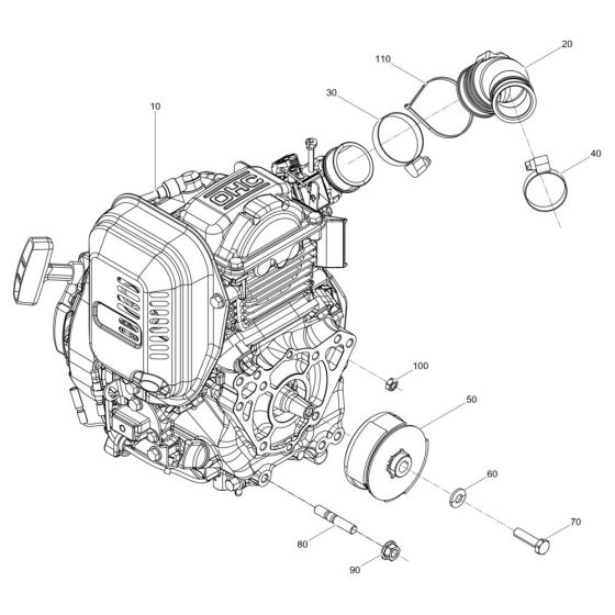 Engine Assembly for Wacker BS62-4