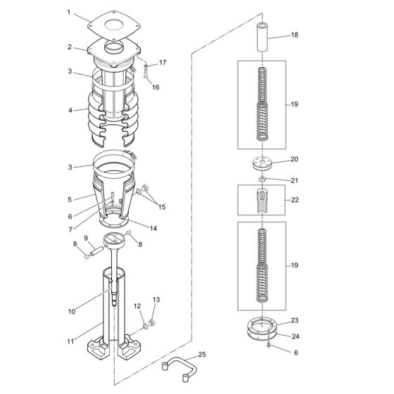 Guide Cylinder Assembly for BS65Y