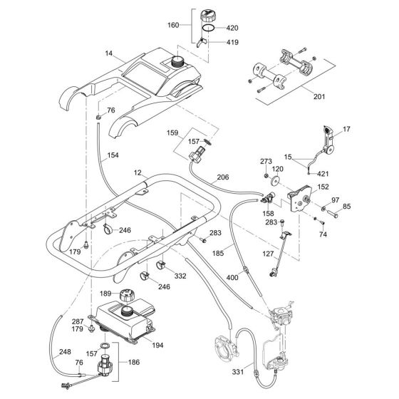 Guide Handle for Wacker BS70-2i