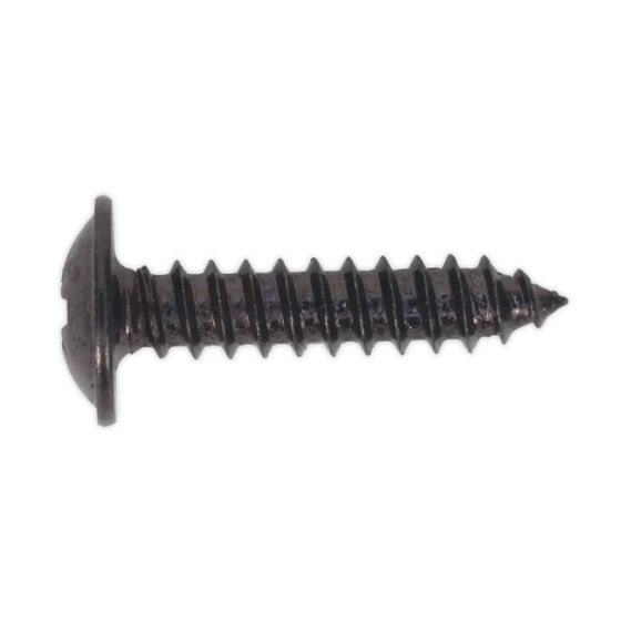 Self Tapping Screw 4.2 x 19mm Flanged Head Black Pozi BS 4174 Pack of 100 Sealey Part No. BST4219