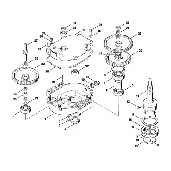 Gear Head Assembly for Stihl BT308 Earth Auger