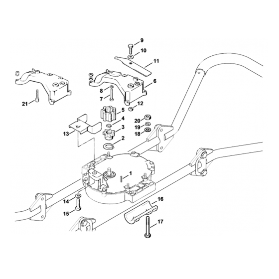 Interlock Lever Assembly for Stihl BT360 Earth Auger