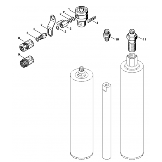 Accessories for Flushing Head Assembly for Stihl BT45 Earth Auger