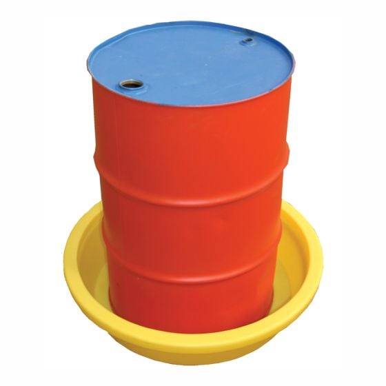 Drum Tray fits Single 205L Drum 54 Litre Capacity Size 90cm Diameter x 19cm