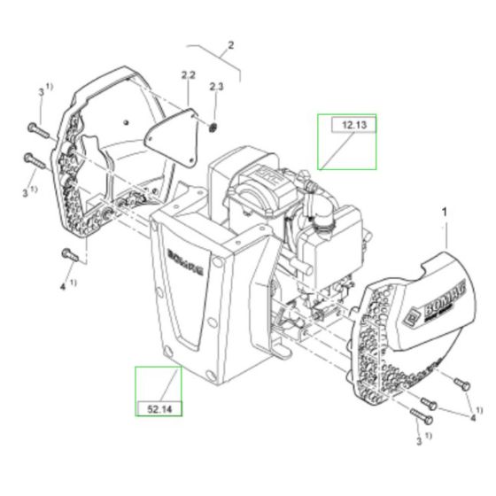 Engine Protector for Bomag BT50