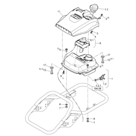 Fuel Tank for Bomag BT50