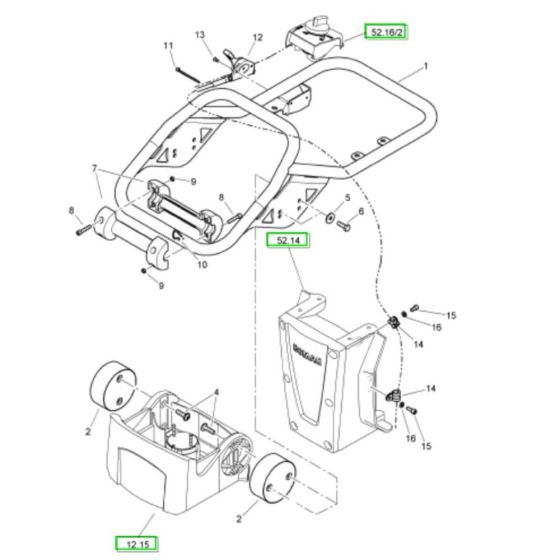 Steering Handle for Bomag BT50