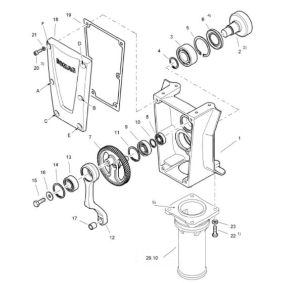 Housing Assembly for Bomag BT60