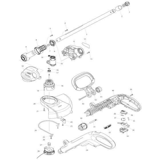 Makita BUR181 Assembly