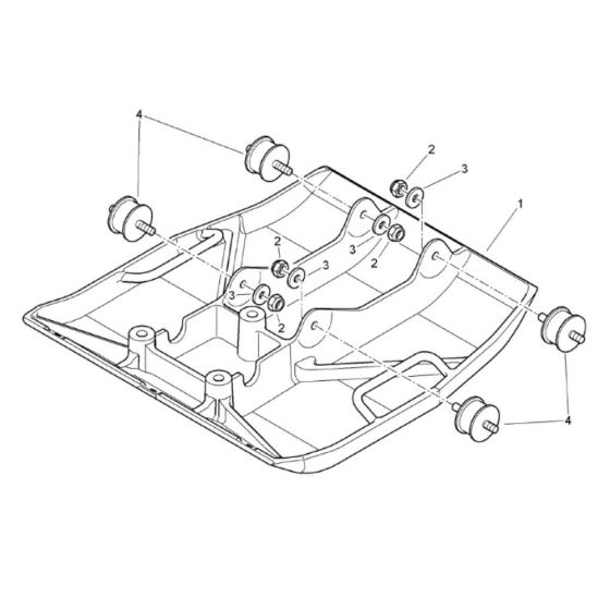Base Plate for Bomag BVP12/50