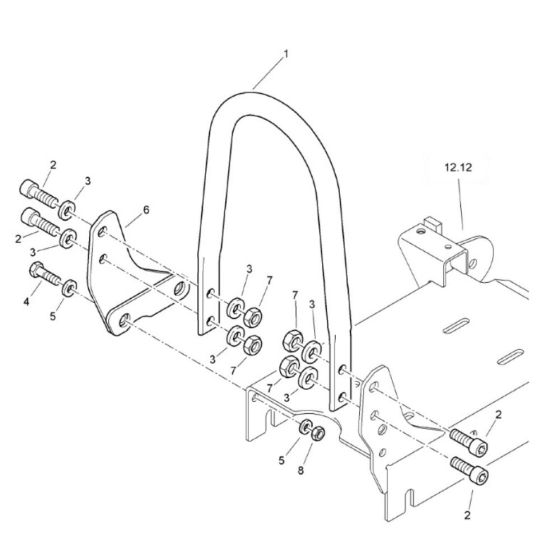Protection Bow for Bomag BVP12/50