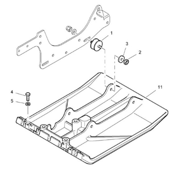 Base Plate Assembly for Bomag