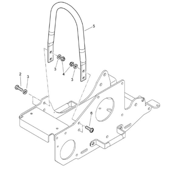 Protection Bow for Bomag BVP18/45