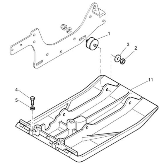 Base Plate for Bomag BVP10/36