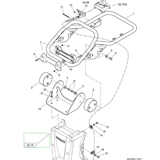 Steering Handle for Bomag BVT65