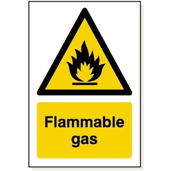 Flammable Gas S/Adhesive