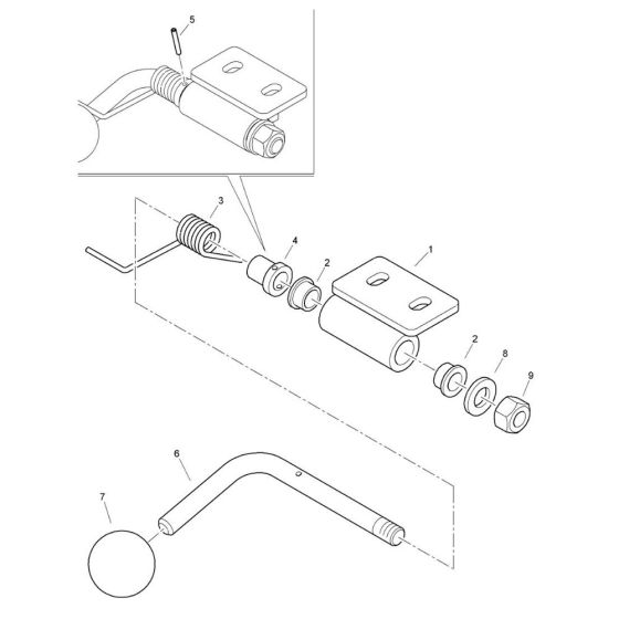 Stop Assembly for Bomag Roller