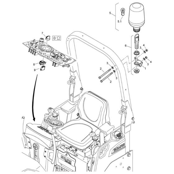 Rotary Beacon Assembly